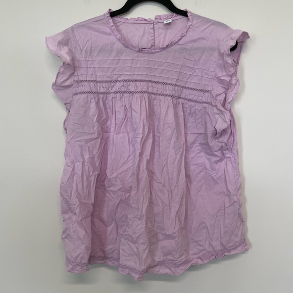Old Navy Tops - Old Navy Ruffle Sleeveless Light Purple Blouse Top Women’s Plus Size XXL
